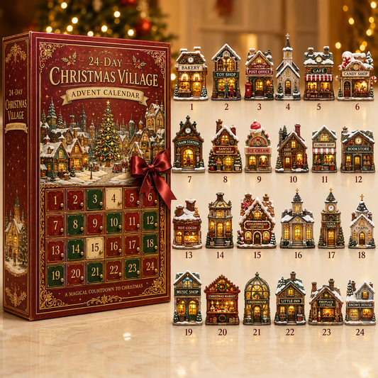 24-Day Christmas Countdown Advent Calendar Christmas Town