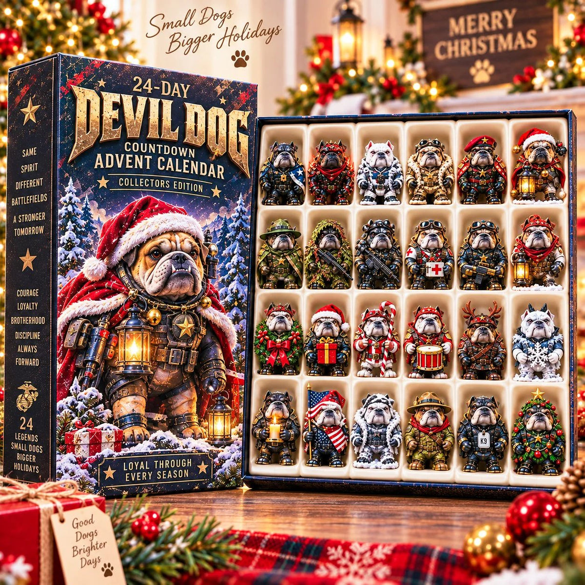 Devil Dog 24-Day Christmas Countdown Advent Calendar
