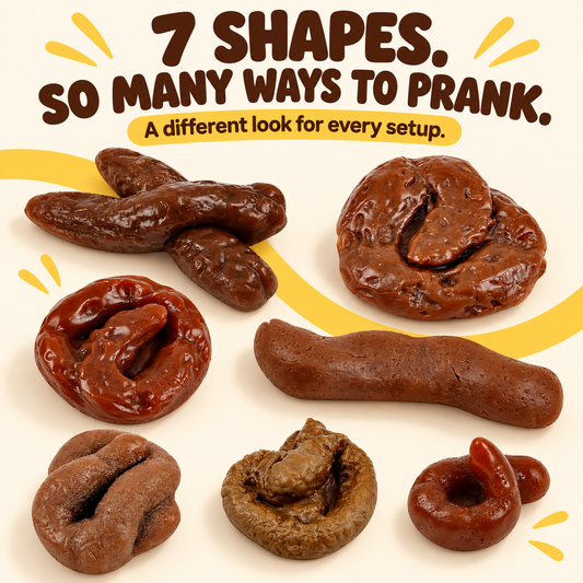 7 Pcs Fake Poop, Realistic Prank Poop