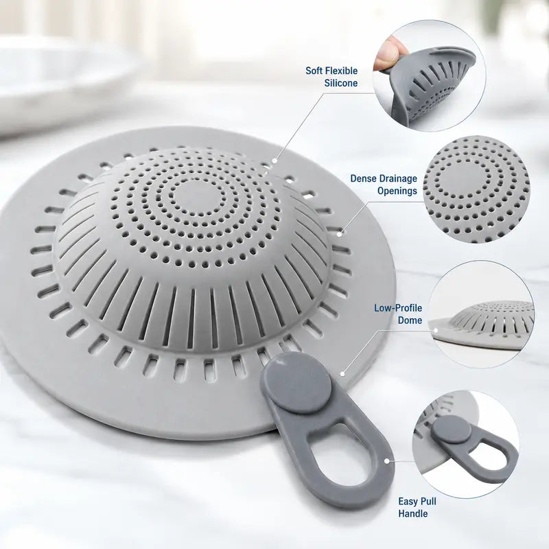 Silicone Dome Drain Hair Catcher