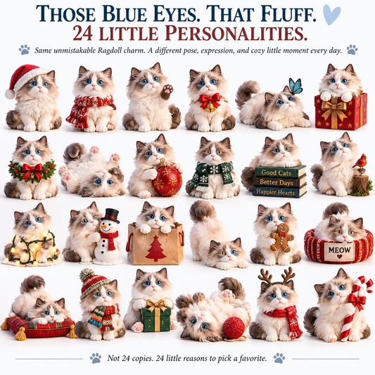 24 Days of Ragdoll Love Meet 24 Adorable Fluffy Friends, One Day at a Time