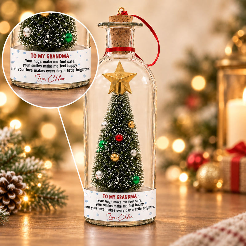 ๐Voice Recordable Ornament Glass Christmas Tree ๐