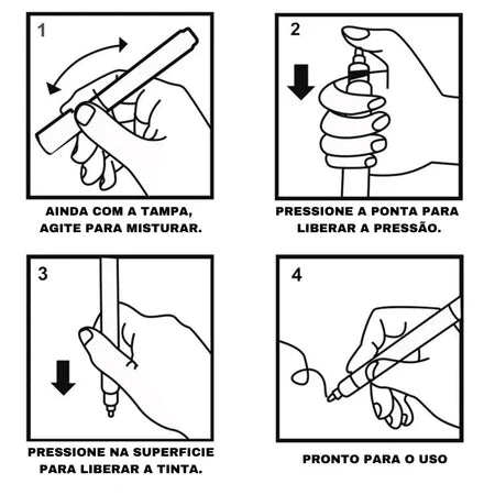 Permanent Automotive Paint Marker Pens Waterproof Oil-Based