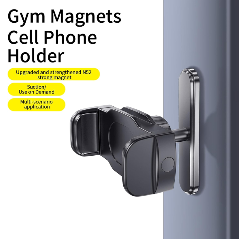 360 Rotatable Gym Phone Holder with Strong Magnets