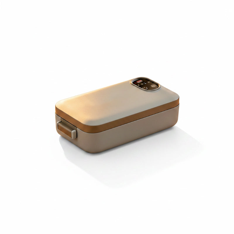 RECHARGEABLE Portable electric lunch box with self-heating