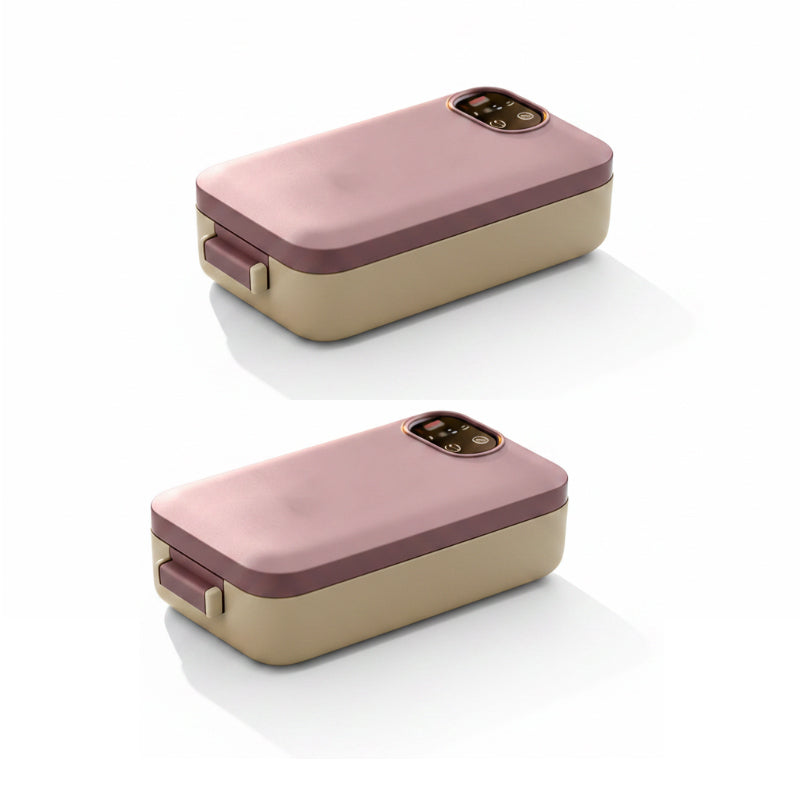 RECHARGEABLE Portable electric lunch box with self-heating