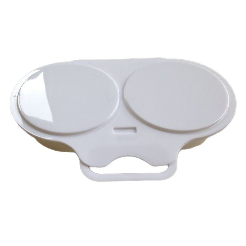 2-Cavity Microwave Egg Poacher Quick Oil-Free Egg Cooker for Easy Breakfasts