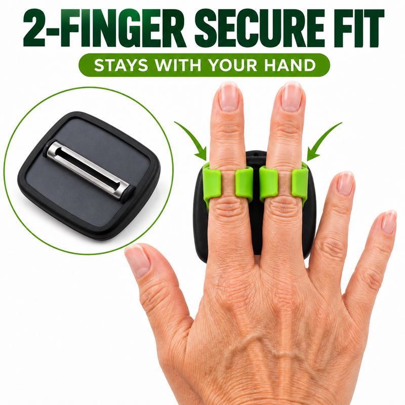 2026!Ergonomic Two-Finger Fruit and Vegetable Peeler
