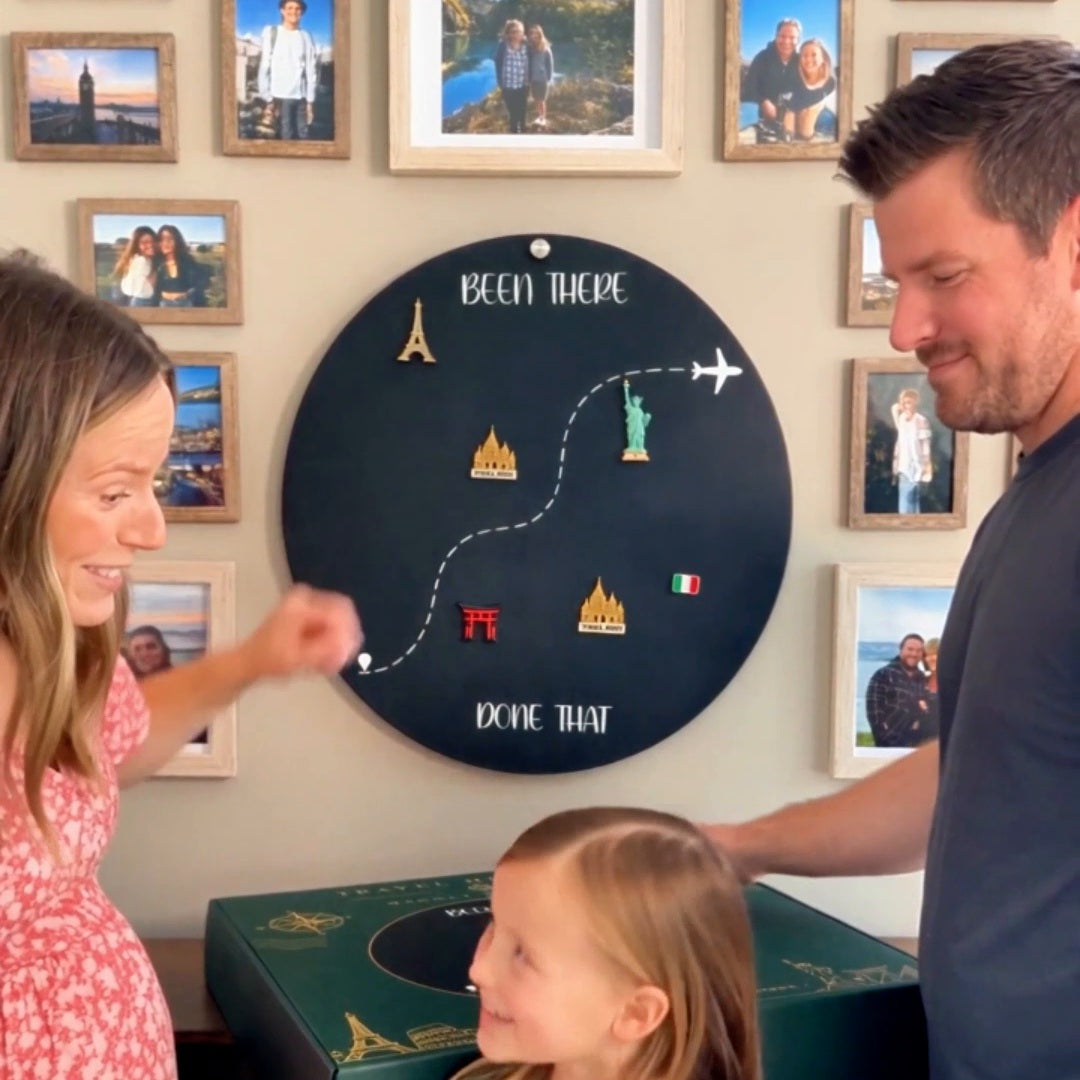Been There, Done That Travel Magnet Display Board