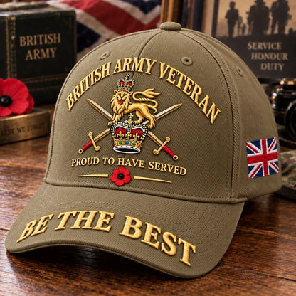 British Army Veteran Cap Proud to Have Served