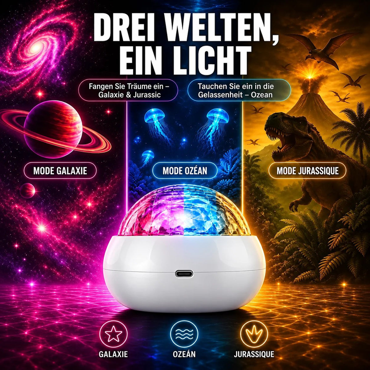 Ocean Dinosaur Projector Lamp Popular with over 100,000 users