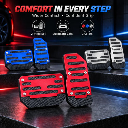 Universal Anti-Slip Car Pedal Covers, Automatic Brake and Gas Foot Pedal Accessories