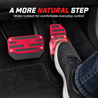 Universal Anti-Slip Car Pedal Covers, Automatic Brake and Gas Foot Pedal Accessories