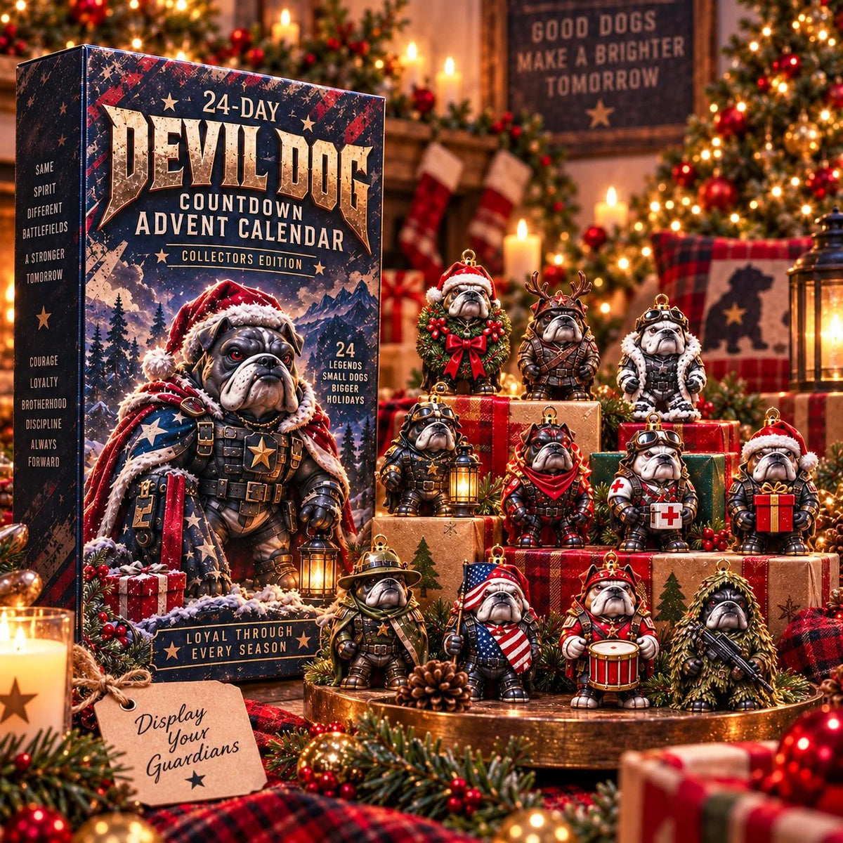 Devil Dog 24-Day Christmas Countdown Advent Calendar