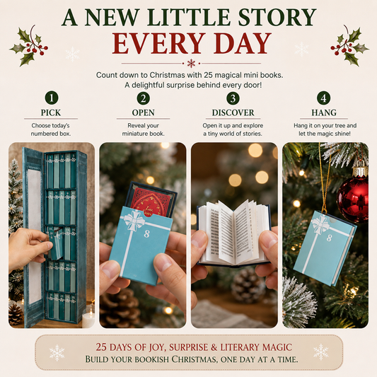 25-Day Mini Book Advent Calendar A Book Lover's Christmas Countdown!