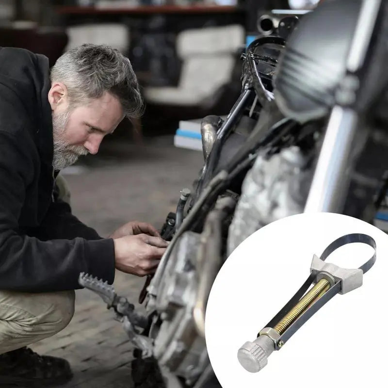 Auto Car Diameter Adjustable Oil Filter Removal Strap Wrench Tool,Car Oil Filter Wrench