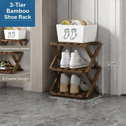 The 9-Tier Bamboo Rack: 3-Tier, 6-Tier, and 9-Tier No-Assembly Storage Solution!