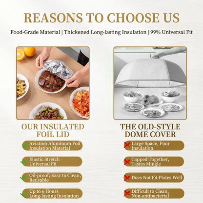Aluminum Foil Heat-retaining Cover (50pcs)