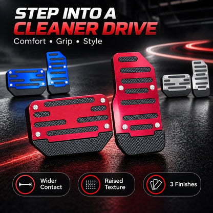 Universal Anti-Slip Car Pedal Covers, Automatic Brake and Gas Foot Pedal Accessories