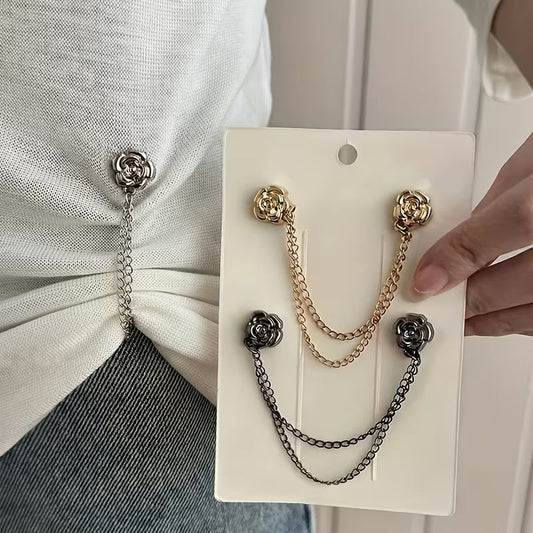 2026 Magnetic Chain Buckle for Pants Hem Fixing, Anti-Dragging, Clothing Shortening, and Decorative Hem Clips