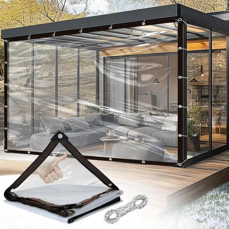 7 10FT Waterproof Clear Tarp