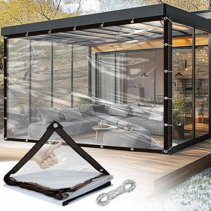7 10FT Waterproof Clear Tarp