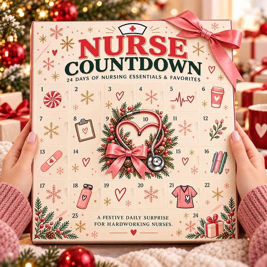 24-Day Advent Calendar Heartfelt Holiday Countdown Gift for Nurses