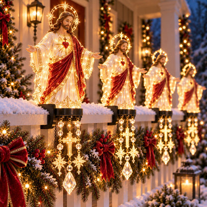 Sacred Christmas Railing Lights
