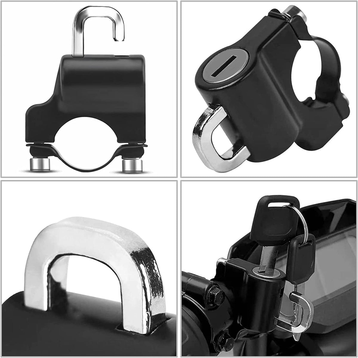 Motorcycle Helmet Lock Secure, Durable & Anti-Theft