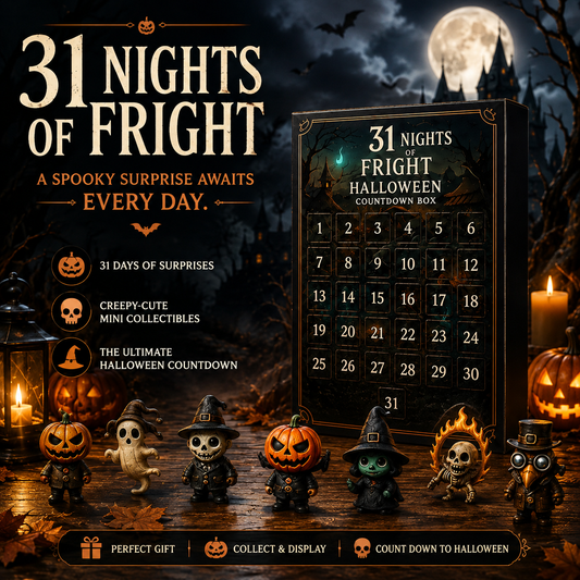 31 Nights of Fright Halloween Surprise Countdown Box