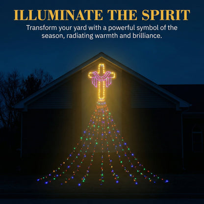 12 FT Easter Waterfall String Lights