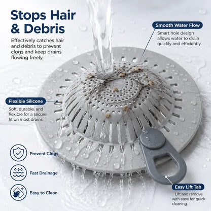 Silicone Dome Drain Hair Catcher