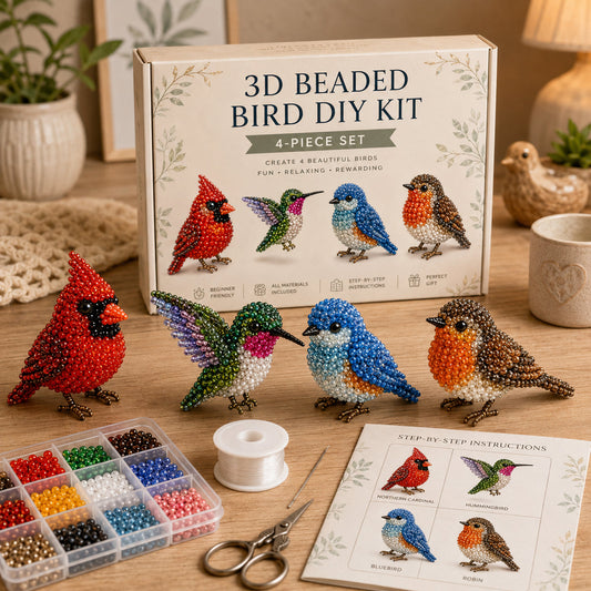 $ - Tiny 3D Beaded Animal DIY Kit!