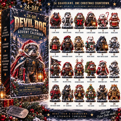 Devil Dog 24-Day Christmas Countdown Advent Calendar