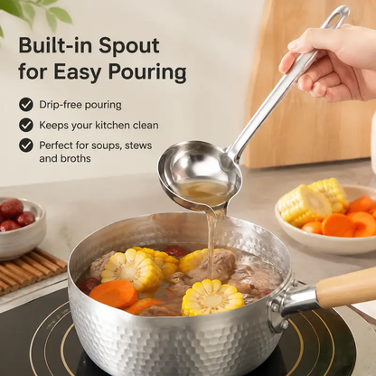 304 Stainless Steel Deep Soup Ladle