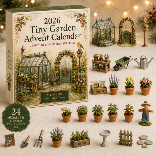 2026 Miniature Garden Advent Calendar 24 Days of Tiny Garden Surprises