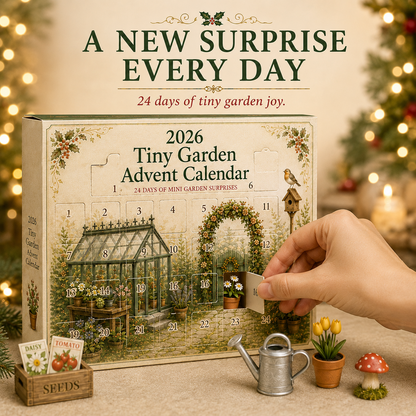 2026 Miniature Garden Advent Calendar 24 Days of Tiny Garden Surprises