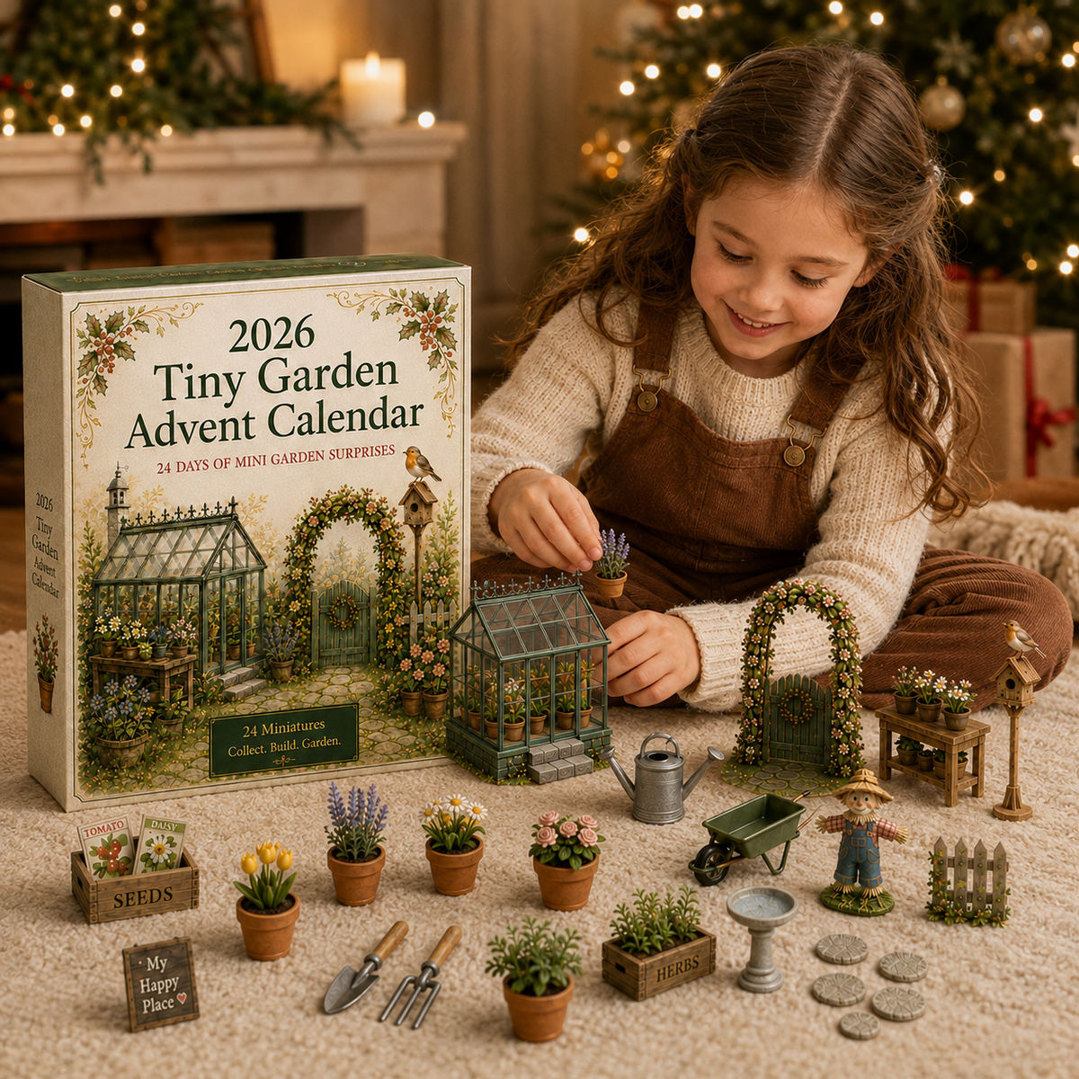 2026 Miniature Garden Advent Calendar 24 Days of Tiny Garden Surprises