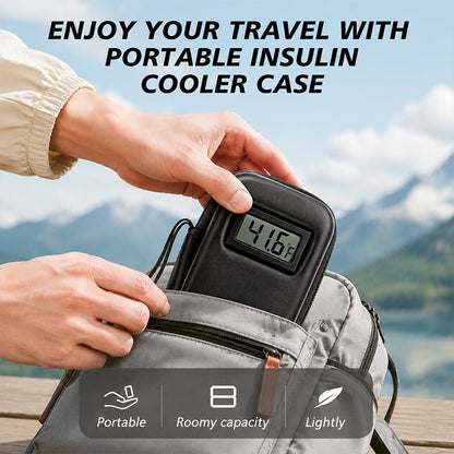 Insulin Cooler Travel Case Built in Real Time Temperature Display