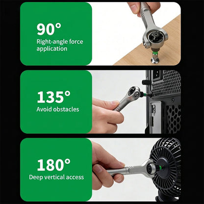 40-in-1 Magnetic Mini Ratchet Screwdriver Set for Tight Spaces