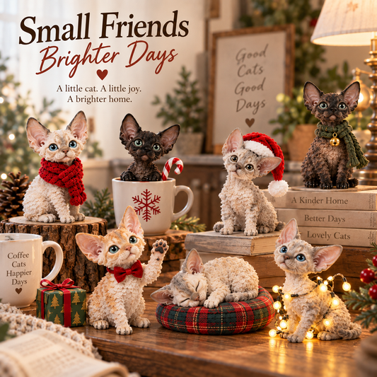24 Days of Devon Rex Cats Christmas Advent Calendar for Cat Lovers