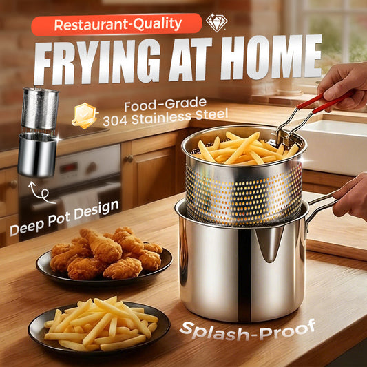 2026 Arrivals R304 Stainless Steel Multifuntional Fryer