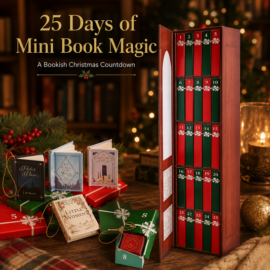 25 Days of Mini Book Magic Christmas Advent Calendar Tree Ornaments