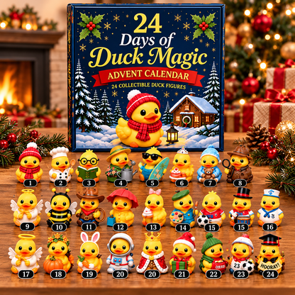24-Day 3D Duck Magic Christmas Advent Calendar