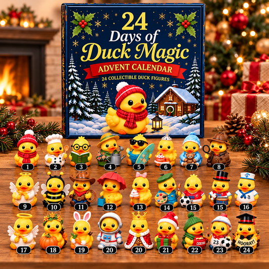 24-Day 3D Duck Magic Christmas Advent Calendar