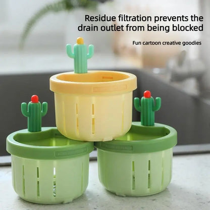 Cactus sink strainer 3pcs