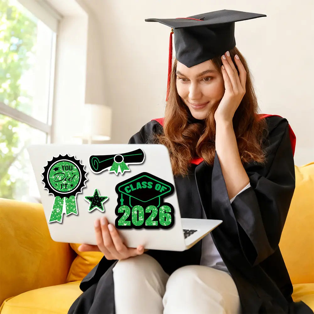 20 Pcs Graduation Magnets 2026 Cruise Door Car Magnets Congrats Grad Cap Magnetic Decorations for Refrigerator Garage