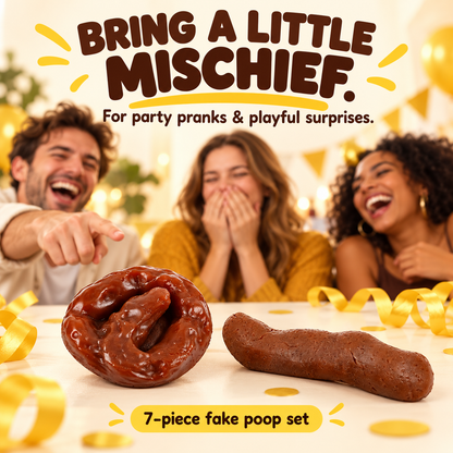 7 Pcs Fake Poop, Realistic Prank Poop