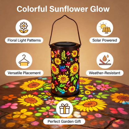 2026 Mother's Day Gifts -Glowing Colorful Sunflower Solar Garden Lantern