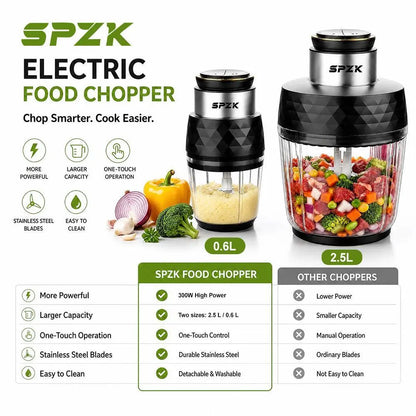 2L Color Screen 110V Electric Multi-Function Meat Grinder